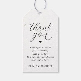 Casamento Simples Romântico Obrigado Por Etiquetas