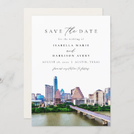 Casamento Skyline AUSTIN TEXAS Salvar a Data