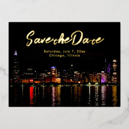 Casamento Skyline em Chicago Salve a Data