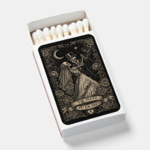 Casamento Tarot Preto Gótico Assustador