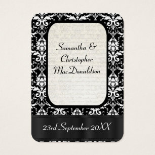 Casamento tema damasco preto e branco a favor do o