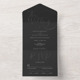 Casamento tipografia roteiro moderno minimalista