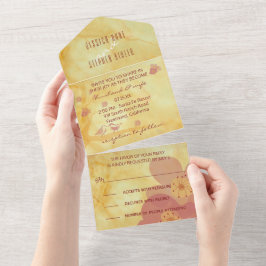 Casamento Todos Em Um Convidar Um Pássaro Amar Inf