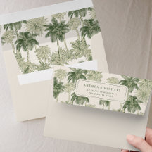 Casamento Toile De Jouy Antigo com Palmeira Vintag