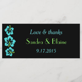 Casamento - Tropical - Azul Hibiscus