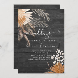 Casamento Tropical de Terracotta Pampas Grass