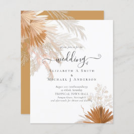 Casamento Tropical de Terracotta Pampas Grass
