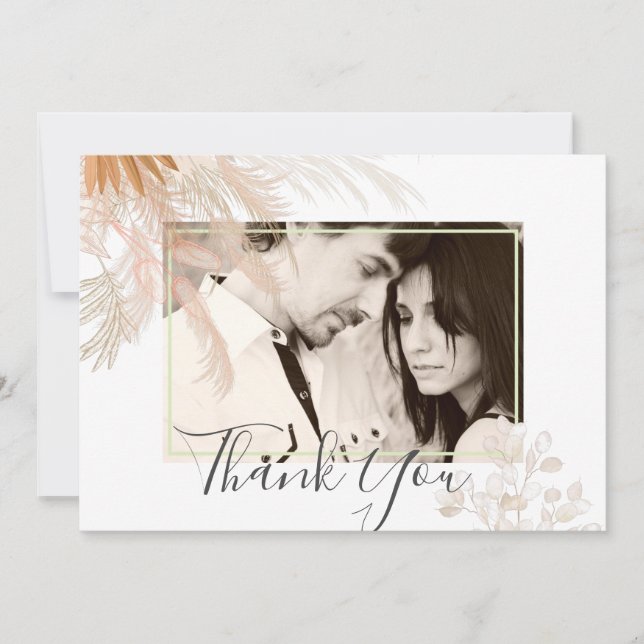 Casamento Tropical de Terracotta Pampas Grass (Frente)