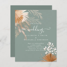 Casamento Tropical de Terracotta Pampas Grass