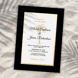 Casamento Tropical Elegante com Palmeira em Ouro P