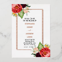 Casamento Tropical Floral Moderno