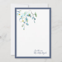 Casamento tropical Obrigado Cartões