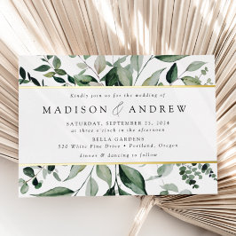 Casamento Verde Abundante Dourado