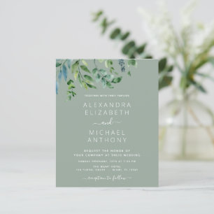 Casamento Verde-Botânico Emerald Verde