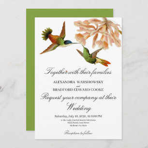 Casamento Verde do Elegante Hummingbird Lily Sage