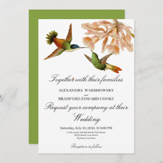 Casamento Verde do Elegante Hummingbird Lily Sage