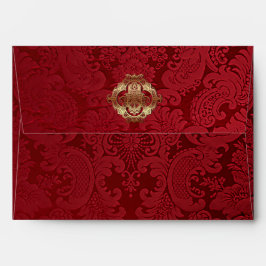 Casamento Vermelho Indiano - Envelope