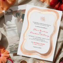 Casamento Vibrante com Borda Ondulada de Hibisco T