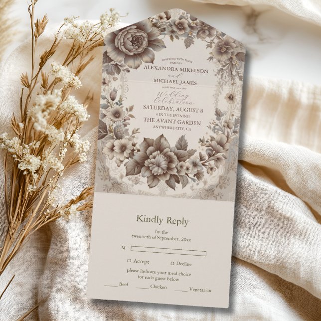 Casamento Vintage Art Nouveau (Criador carregado)