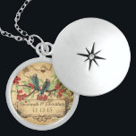 Casamento Vintage - Colar de Aniversário de Aves T<br><div class="desc">Colares de Manutenção Escolha Término Dourado Prateado Prateado ou Personalizado Personalizado Único Silver Silver Silver!Colares de Festas de casamento de Presença de Natal - para alterar a cor de fundo - clique em personalizar - clique em editar - escolha a última ferramenta no menu suspenso e escolha entre uma das...</div>