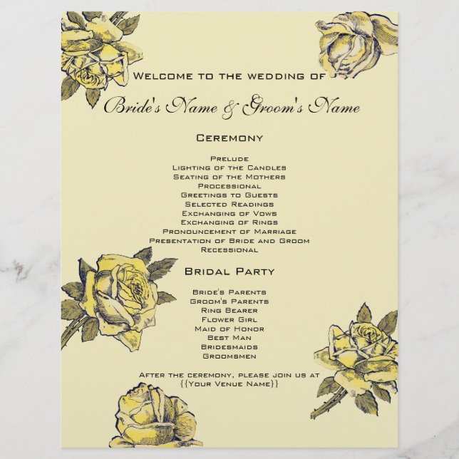 Casamento Vintage, Grinalda de Rosas de Jardim Ama (Frente)