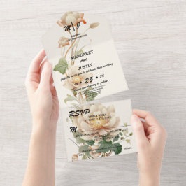 Casamento vintage Lotus Flower