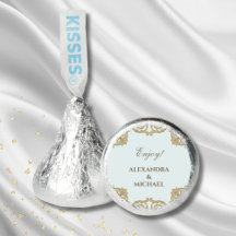 Casamento Vintage Vitoriano Ornado Azul