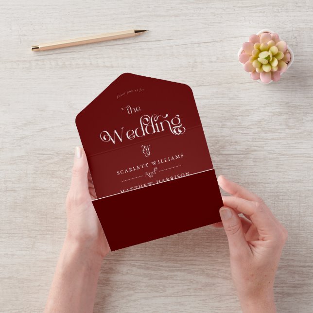 Casamento Whimsical Elegant Burgundy (Vídeo)
