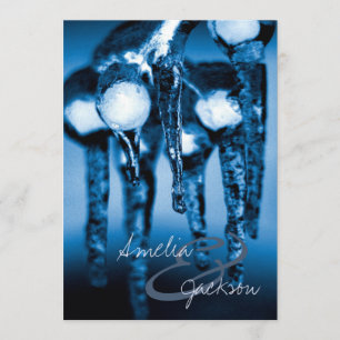 Casamentos no inverno Fecha Convites De Casamento