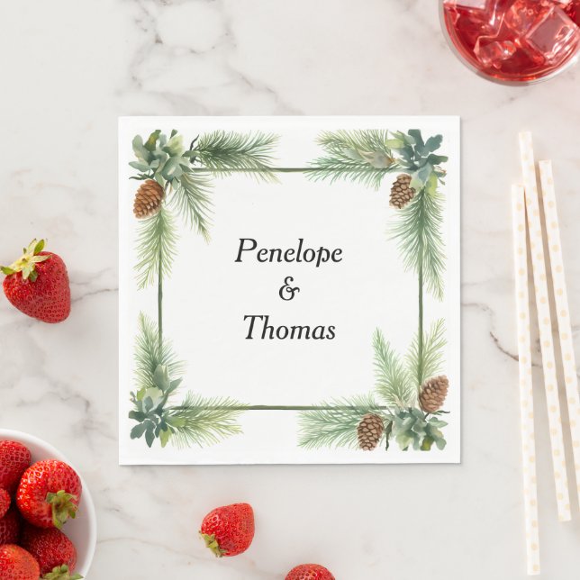 Casamentos personalizados ou guardanapos chás a gr (Insitu)