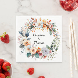 Casamentos personalizados ou guardanapos chás a gr