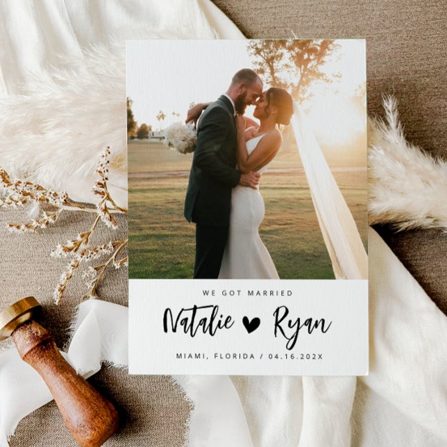 casámo-nos com o anúncio de casamento de fotos per (Criador carregado)