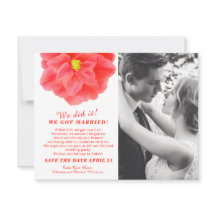 Casamos com Camellia Red festa de casamento