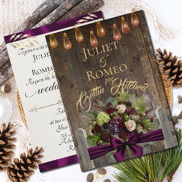 Casando Flores Silvestres & Fita - Ameixa