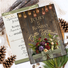 Casando-se com Flores Silvestres e Fita - Salvia