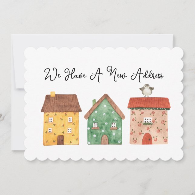 Casas de Aquarela Novo Anúncio de Movimentação de  (Frente)