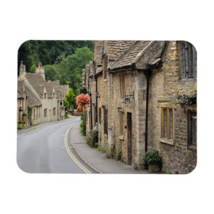 Casas de campo no castelo Combe, ímã BRITÂNICO