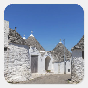 Casas de Trulli em Alberobello, adesivo Puglia