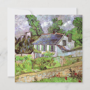 Casas em Auvers por Vincent van Gogh