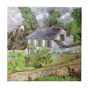 Casas em Auvers, Vincent van Gogh.