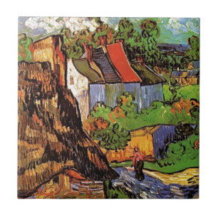 Casas em Auvers, Vincent van Gogh. Vila