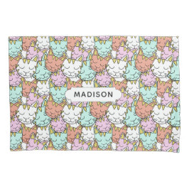 Casas-piloto com nome personalizado padrão de gato