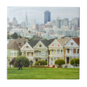 Casas pintadas das senhoras, do Victorian e