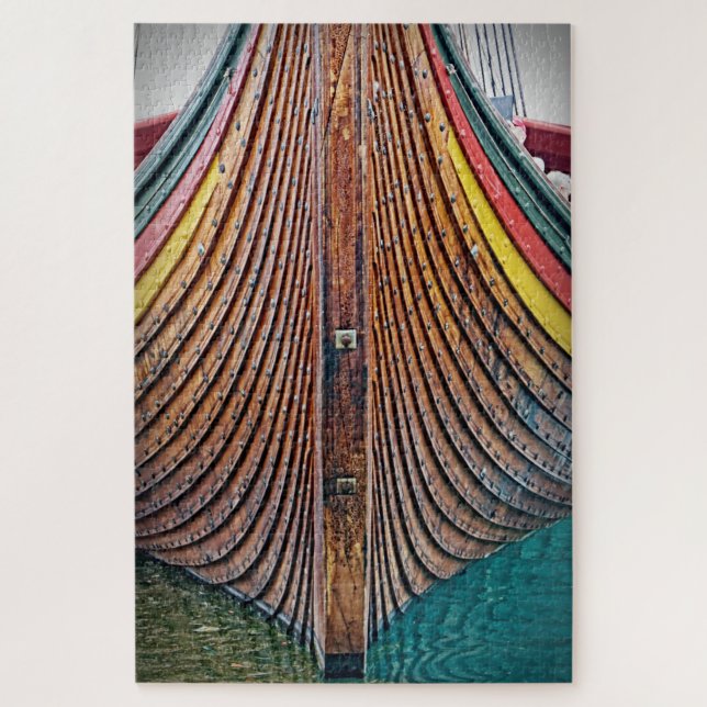Casca do navio de Viking - 20x30 - quebra-cabeça (Vertical)