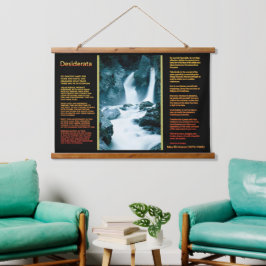 Cascas de montanha Rocky DESIDERATA