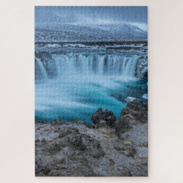 Cascata de 20" x 30", Quebra-cabeça de 1014 peças 