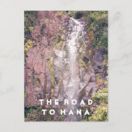Cascata na estrada para Hana | Cartão postal