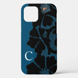 CASE-MATE ANTIGO PADRÃO DE LACE PRETO DIY INICIAL