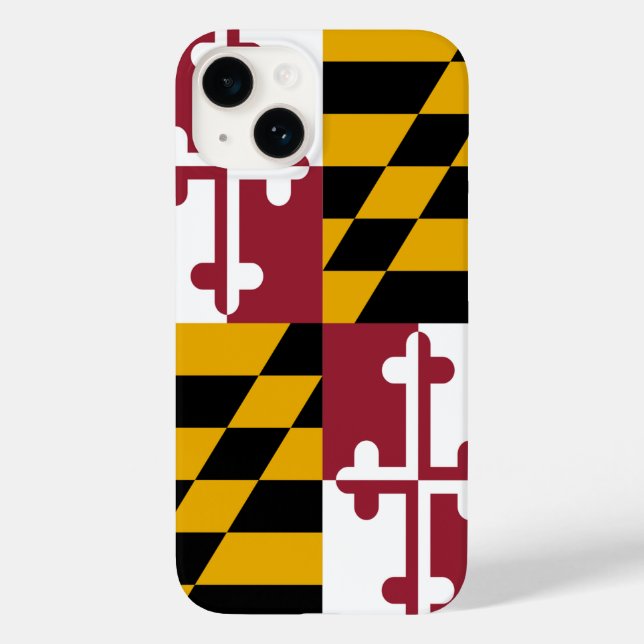Case mate de Sinalizador de Maryland iPhone 14 Cas (Verso)