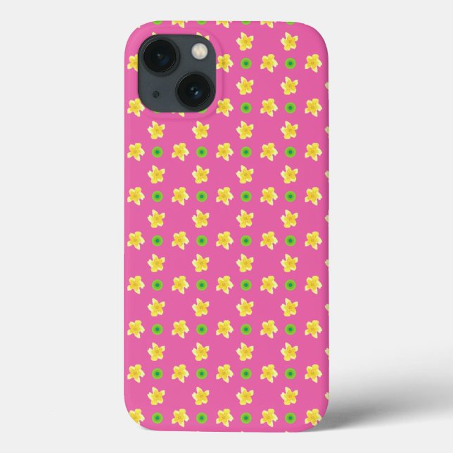 Case-Mate iPad AirCase: Primroses em rosa profundo (Verso)